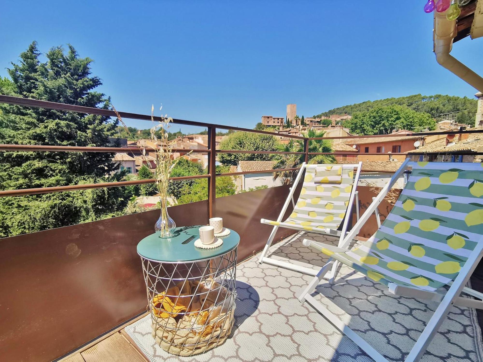 Les Arcs-sur-Argens Le Nid En Chante Vue Panoramique מראה חיצוני תמונה